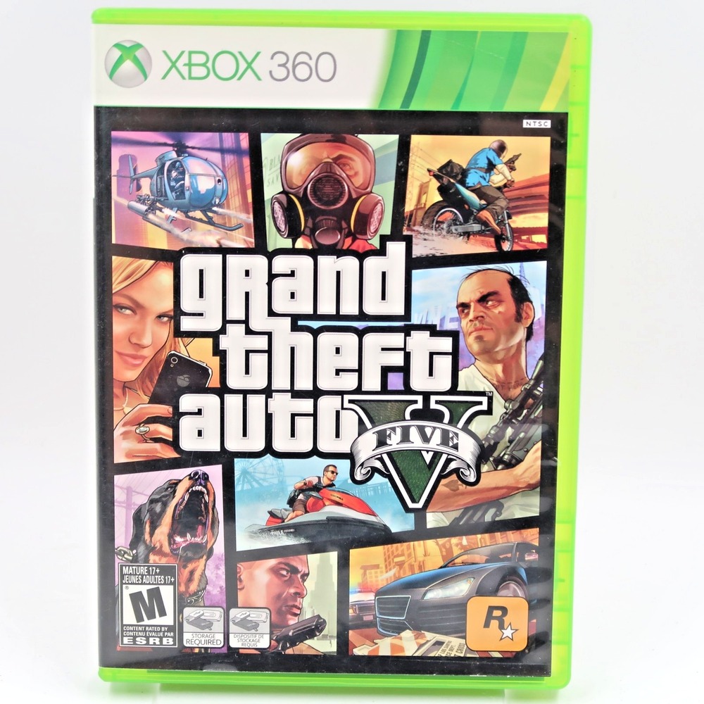 Grand Theft Auto V Microsoft XBOX 360 NO MAP